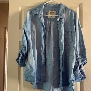 Chambray button up shirt